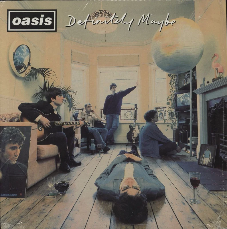 Oasis Definitely Maybe - 1st - Damont - Shrink UK 2-LP vinyl set