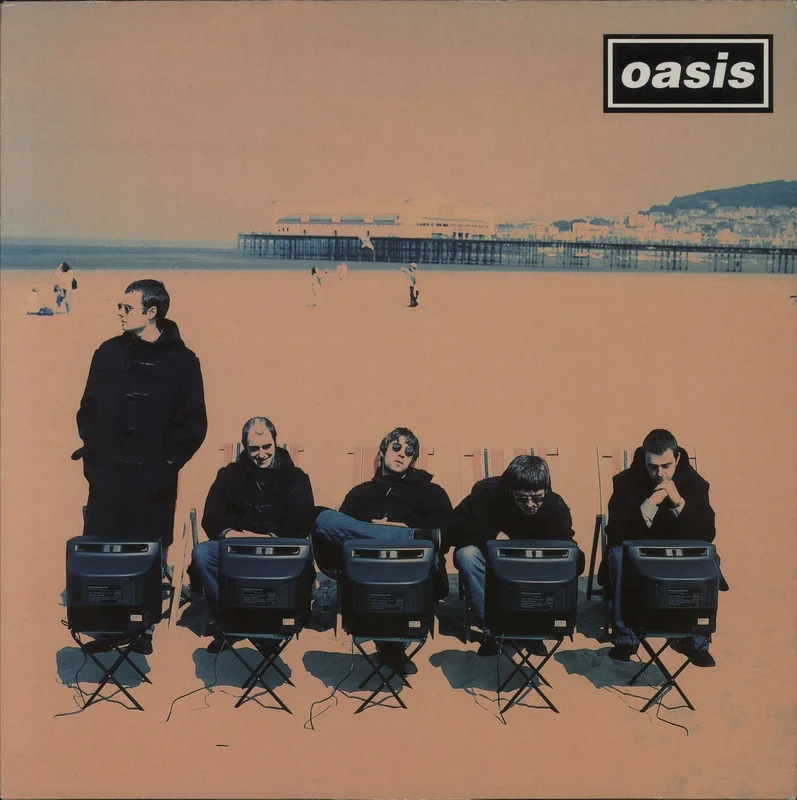 Oasis Roll With It - VG UK 12" vinyl