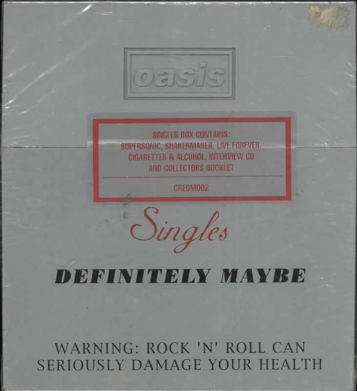 Oasis Singles - Definitely Maybe - 5-CDs + sealed UK Cd single boxset