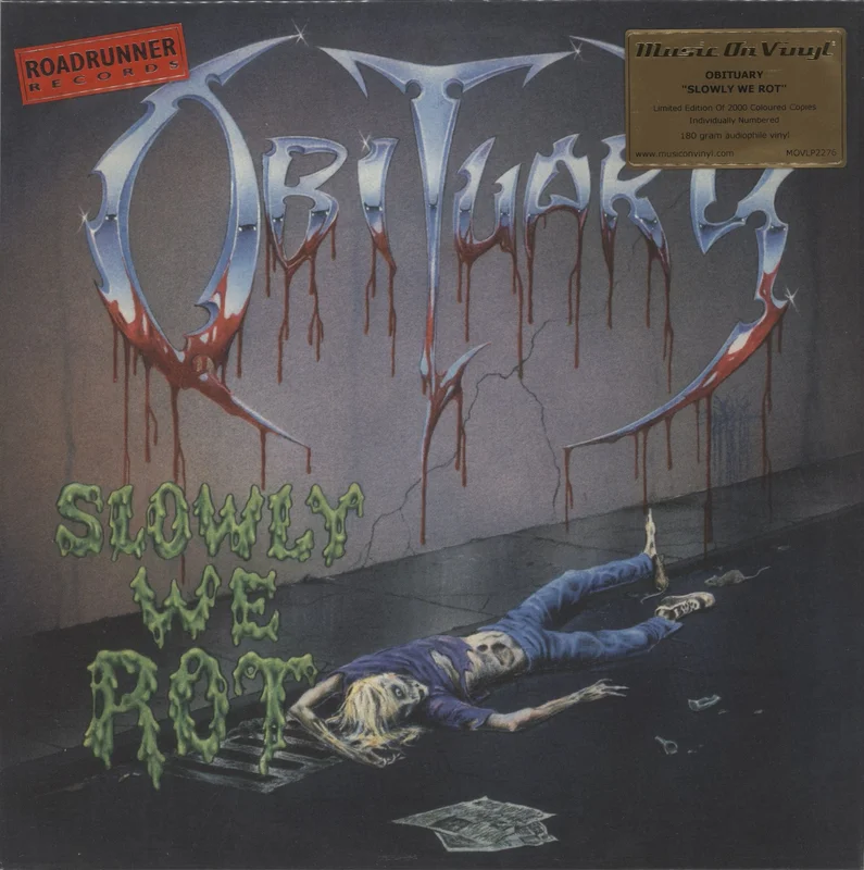 Obituary Slowly We Rot - 180 Gram Green Vinyl UK Vinyl LP