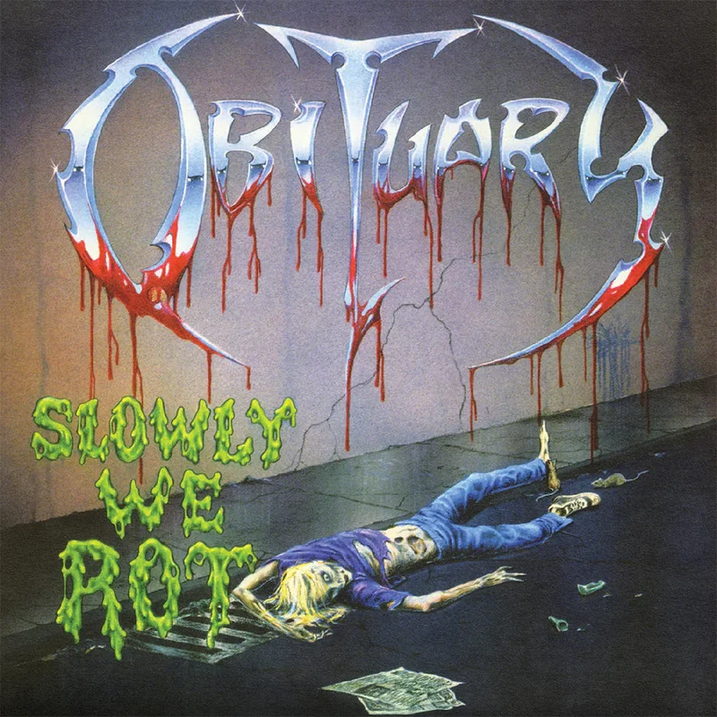 Obituary  Slowly We Rot (Blue/Red)