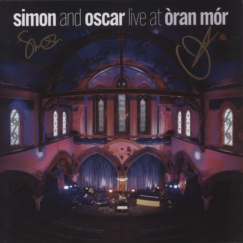 Ocean Colour Scene Simon and Oscar Live at ran Mr - Purple Marbled Vinyl + Autographed UK 2-LP vinyl set