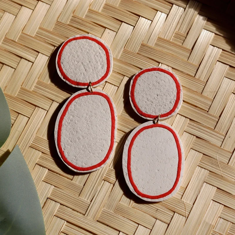Odessa Earrings Dragonfruit