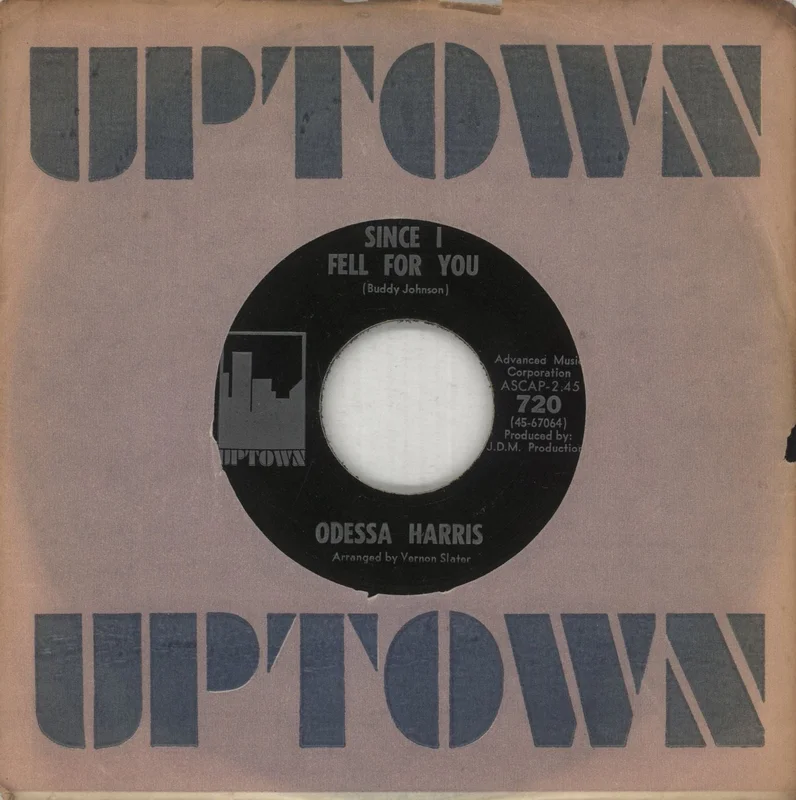 Odessa Harris Since I Fell For You / You're What I Need US 7" vinyl