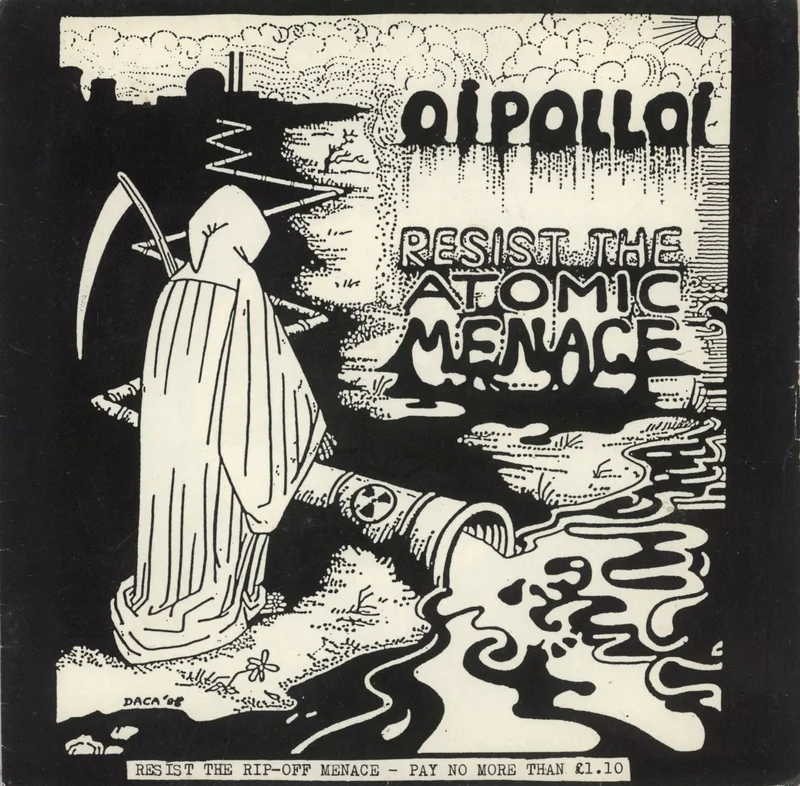 Oi Polloi Resist The Atomic Menace UK 7" vinyl