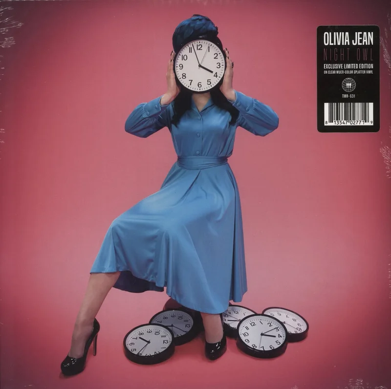 Olivia Jean Night Owl - Clear With Splatter Vinyl - Sealed US Vinyl LP