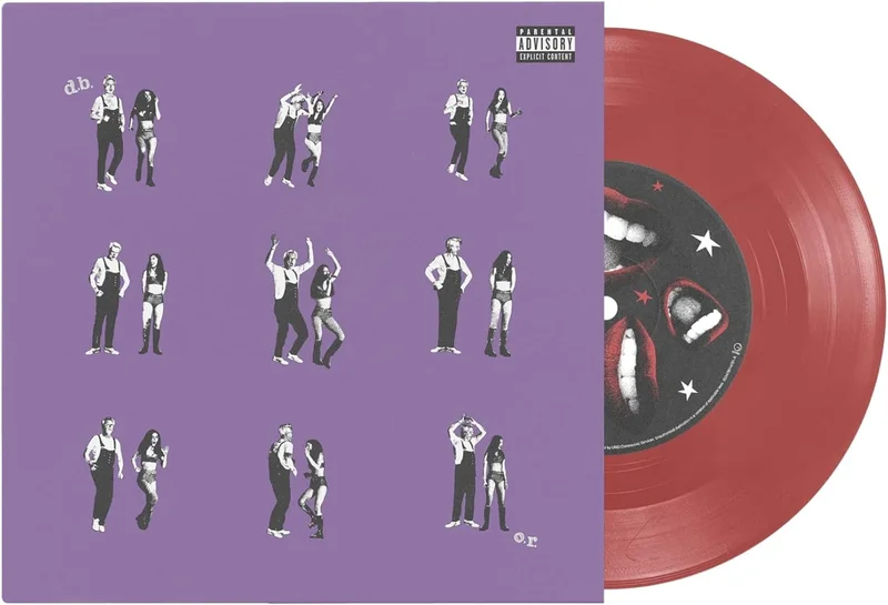 Olivia Rodrigo & David Byrne Drivers License / Burning Down The House - Translucent Red Vinyl - Sealed UK 7" vinyl