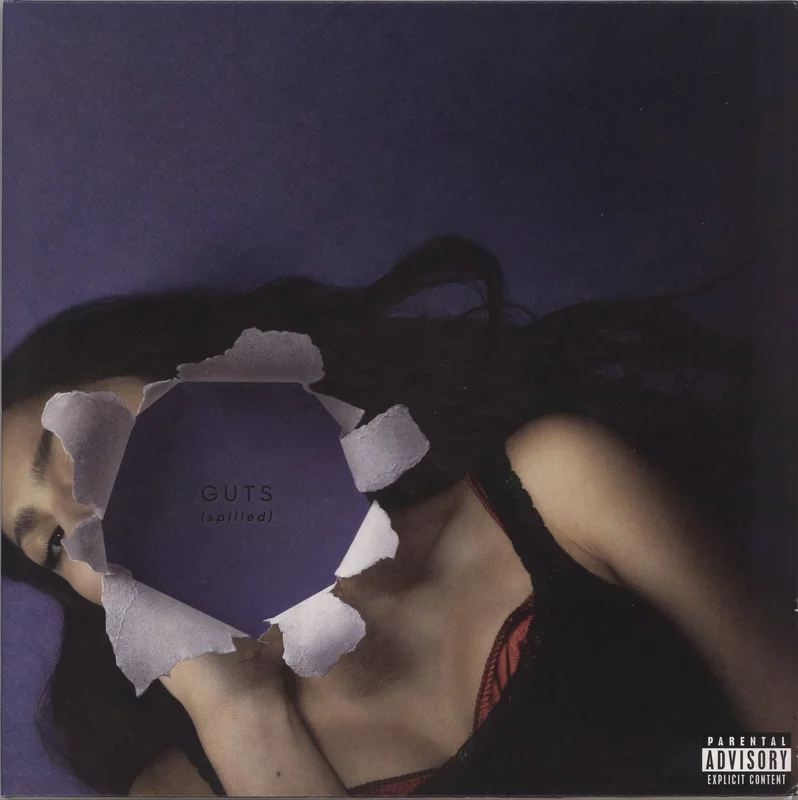 Olivia Rodrigo Guts (Spilled) - Purple & Red Splatter Vinyl UK 2-LP vinyl set