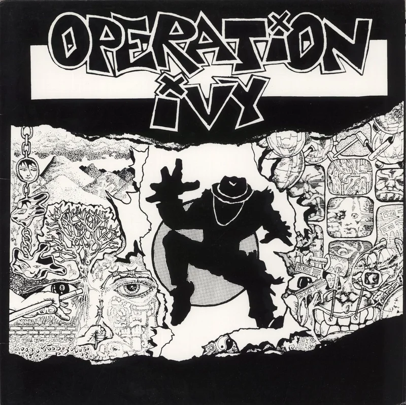 Operation Ivy Energy - White With Black Smoke Vinyl UK Vinyl LP