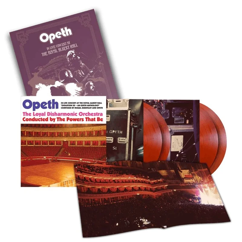 Opeth In Live Concert At The Royal Albert Hall - 180 Gram Red & Black Marbled Vinyl - Sealed UK 4-LP vinyl set