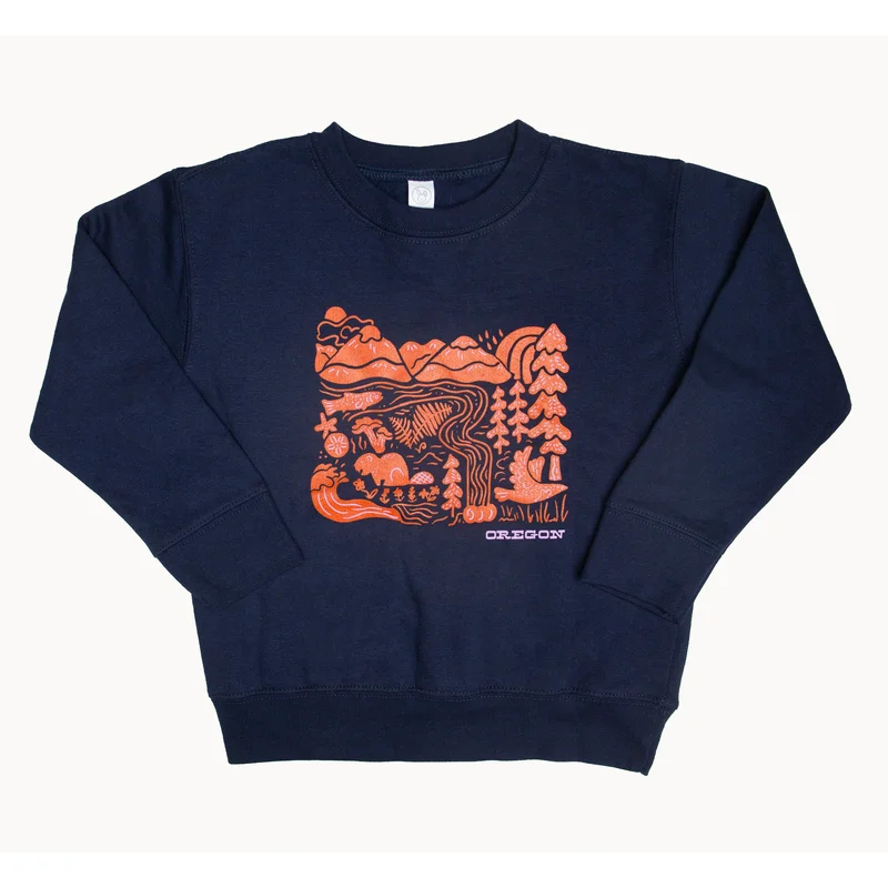 OR Adventures Kids Crew Sweatshirt