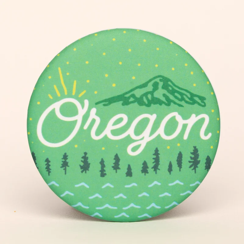 OR Landscape Round Magnet