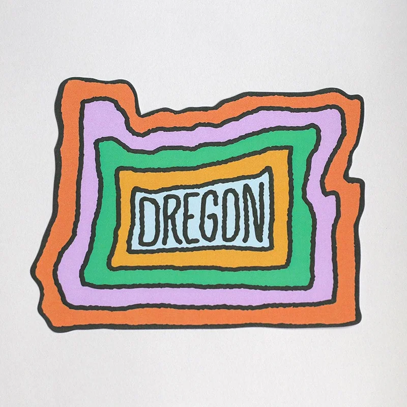 OR Layers Die Cut Postcard