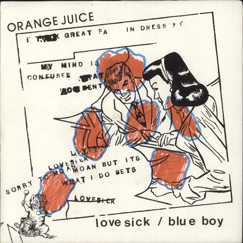 Orange Juice Blue Boy / Love Sick - 1st UK 7" vinyl