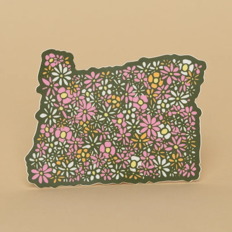 Oregon Blossoms Sticker
