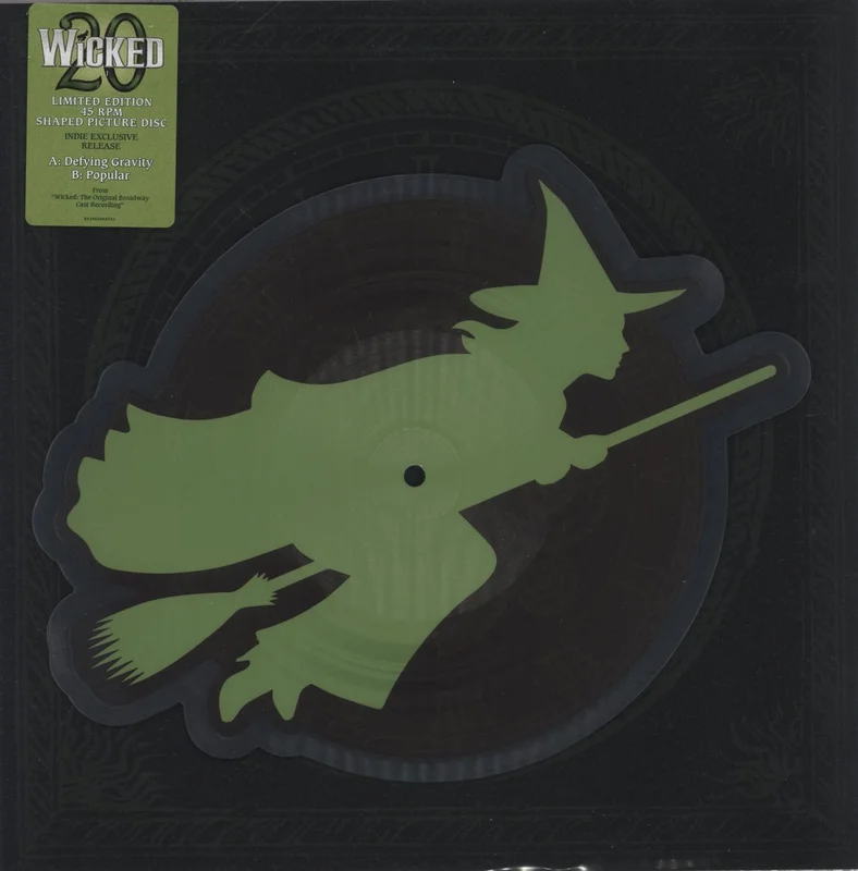 Original Cast Recording Defying Gravity / Popular [From "Wicked: The Original Broadway Cast Recording"] - Shaped 7" US Shaped picture disc