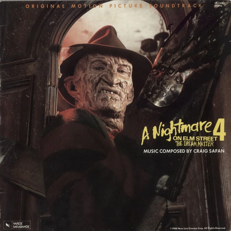 Original Soundtrack A Nightmare On Elm Street 4: The Dream Master - VG German Vinyl LP