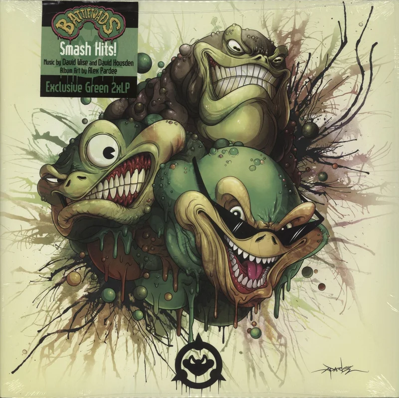 Original Soundtrack Battletoads: Smash Hits - Green Vinyl - Sealed UK 2-LP vinyl set