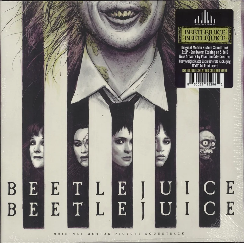 Original Soundtrack Beetlejuice Beetlejuice - Splatter Vinyl - Sealed US 2-LP vinyl set