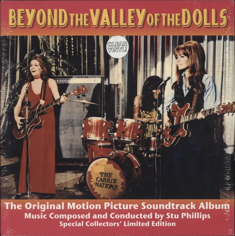 Original Soundtrack Beyond The Valley Of The Dolls - Clear Vinyl UK Vinyl LP