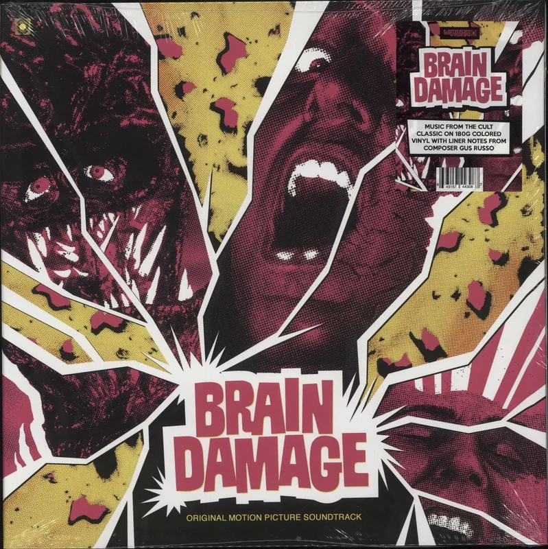 Original Soundtrack Brain Damage [Original Motion Picture Soundtrack] - 180 Gram Purple and Black Splatter - Sealed US Vinyl LP