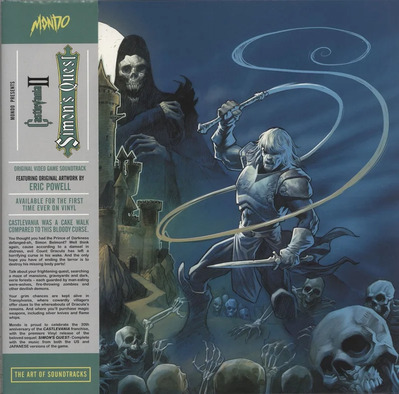 Original Soundtrack Castlevania II: Simon's Quest - Blue with Green Splatter Vinyl US 10" vinyl
