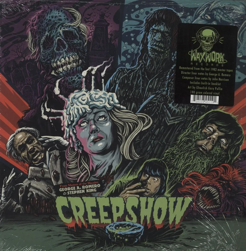 Original Soundtrack Creepshow - Fluffy Fur Grey with Blood Clot Splatter Vinyl US Vinyl LP