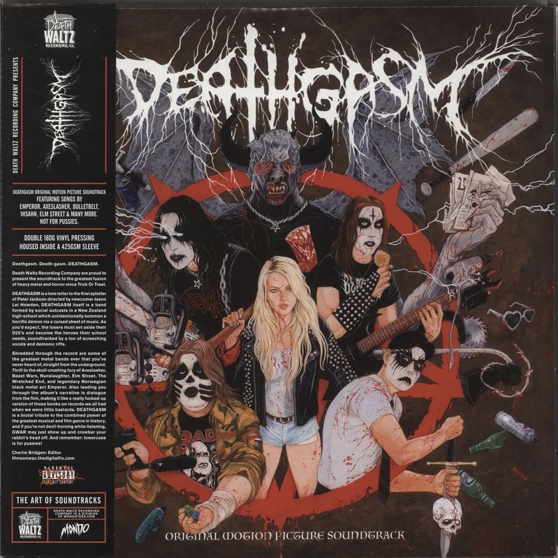 Original Soundtrack Deathgasm - 180 Gram Red Vinyl & Smoke Vinyl US 2-LP vinyl set