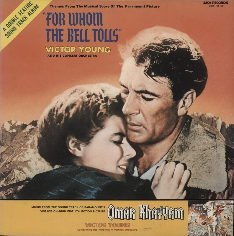 Original Soundtrack For Whom The Bell Tolls / Omar Khayyam Japanese Promo Vinyl LP