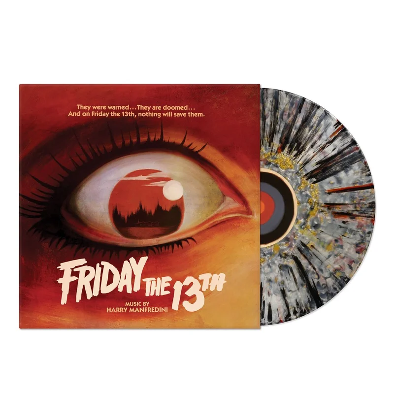 Original Soundtrack Friday The 13th - Silver, Black, Red & Metallic Gold Splatter Vinyl + Art Print - Sealed US Vinyl LP
