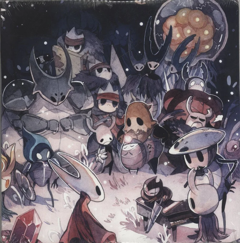 Original Soundtrack Hollow Knight Piano Collections - 180gm Black & Silver Translucent Vinyl - Sealed US 2-LP vinyl set