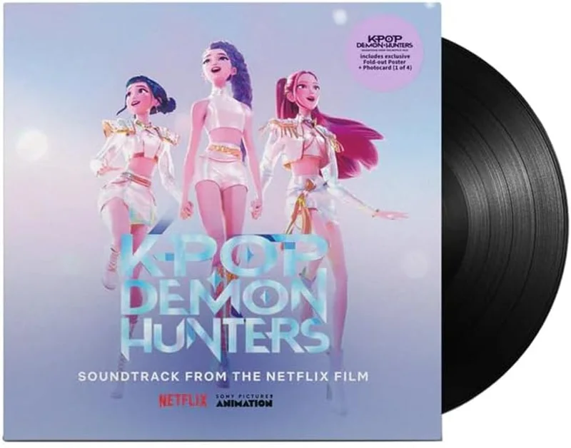 Original Soundtrack K-Pop Demon Hunters - Black Vinyl + Poster & Photo Card - Sealed UK Vinyl LP