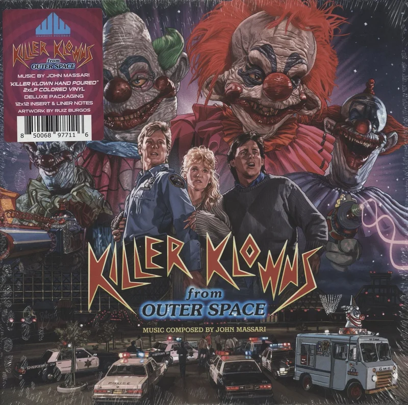 Original Soundtrack Killer Klowns From Outer Space - Killer Klown Hand Poured Vinyl - Sealed - EX Sleeve US 2-LP vinyl set