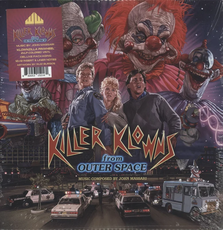Original Soundtrack Killer Klowns From Outer Space - "Klownzilla" Pinwheel Vinyl - Sealed US 2-LP vinyl set