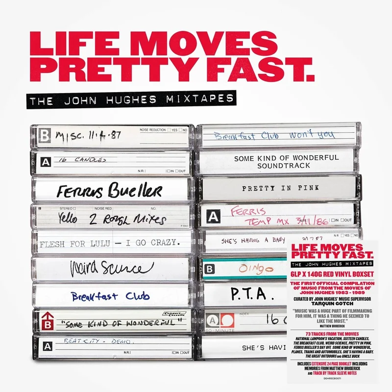 Original Soundtrack Live Moves Pretty Fast. The John Hughes Mixtapes - 6 x Red Vinyl - Sealed UK Vinyl box set