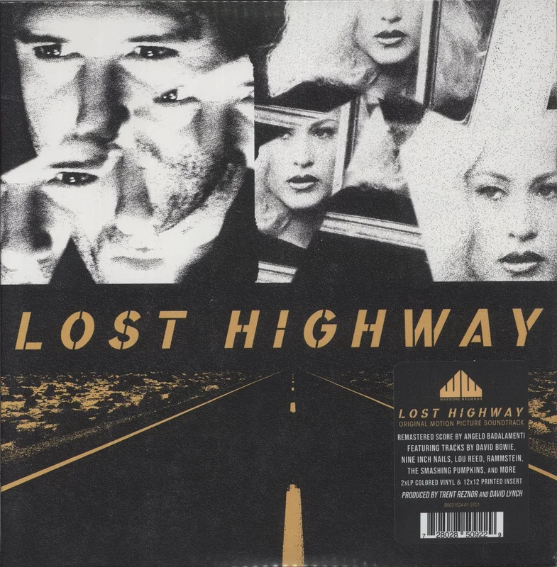 Original Soundtrack Lost Highway - 25th Anniversary edition - Clear Splatter Vinyl - Sealed US 2-LP vinyl set
