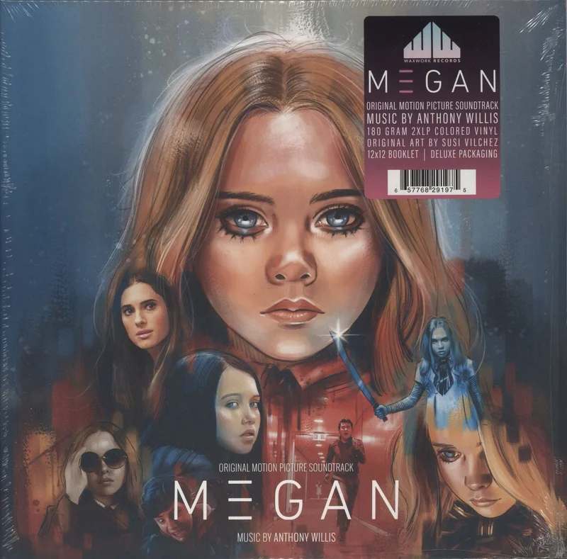 Original Soundtrack M3gan - Pink Swirl & Blue Swirl Vinyl - Sealed US 2-LP vinyl set