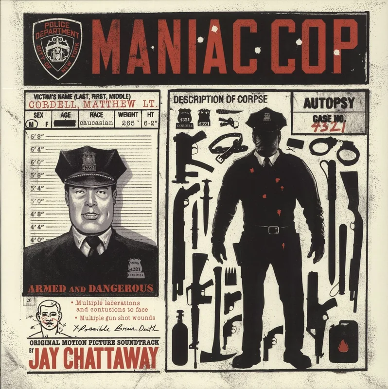 Original Soundtrack Maniac Cop - Red Vinyl US Vinyl LP