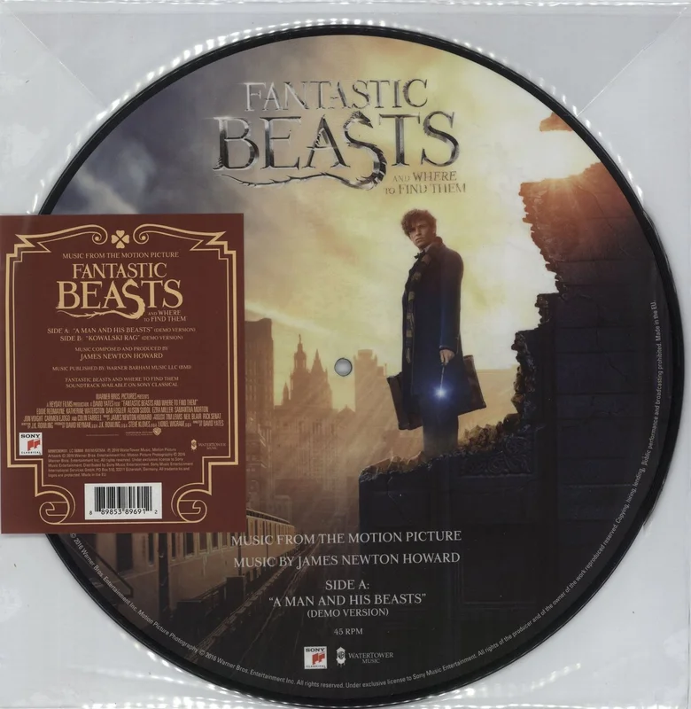 Original Soundtrack Music From The Motion Picture Fantastic Beasts And Where To Find Them UK 12" picture disc