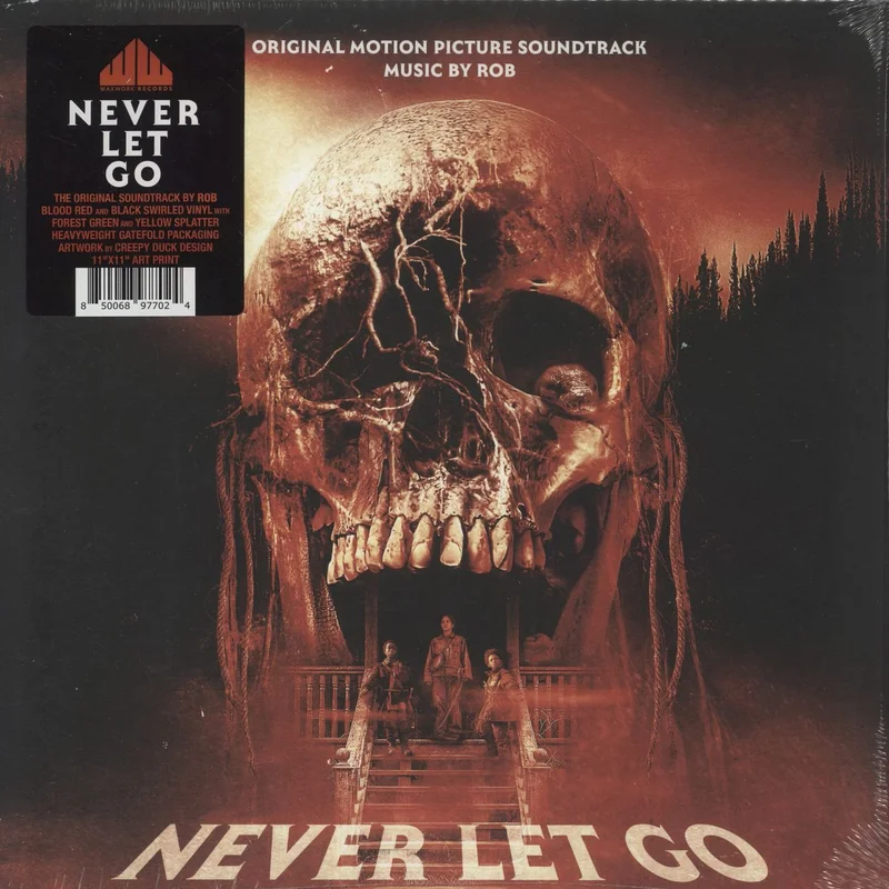 Original Soundtrack Never Let Go - Blood Red & Black Swirled & Green Splatter Vinyl - Sealed US Vinyl LP