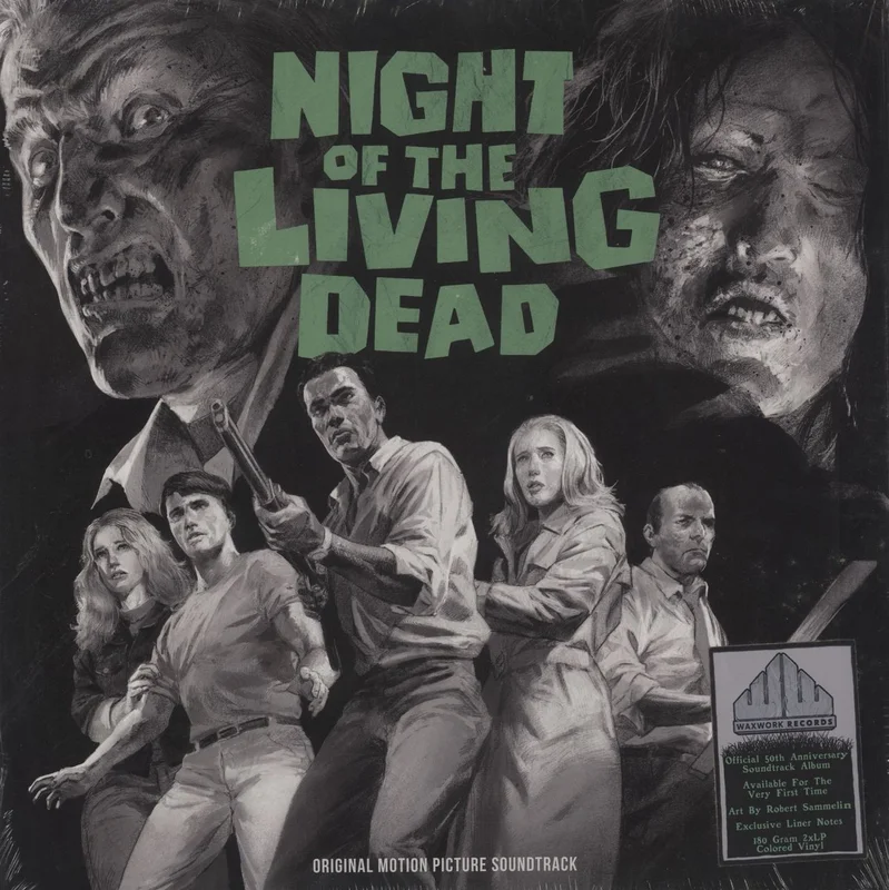 Original Soundtrack Night Of The Living Dead - 180gm Grey Marble Vinyl US 2-LP vinyl set