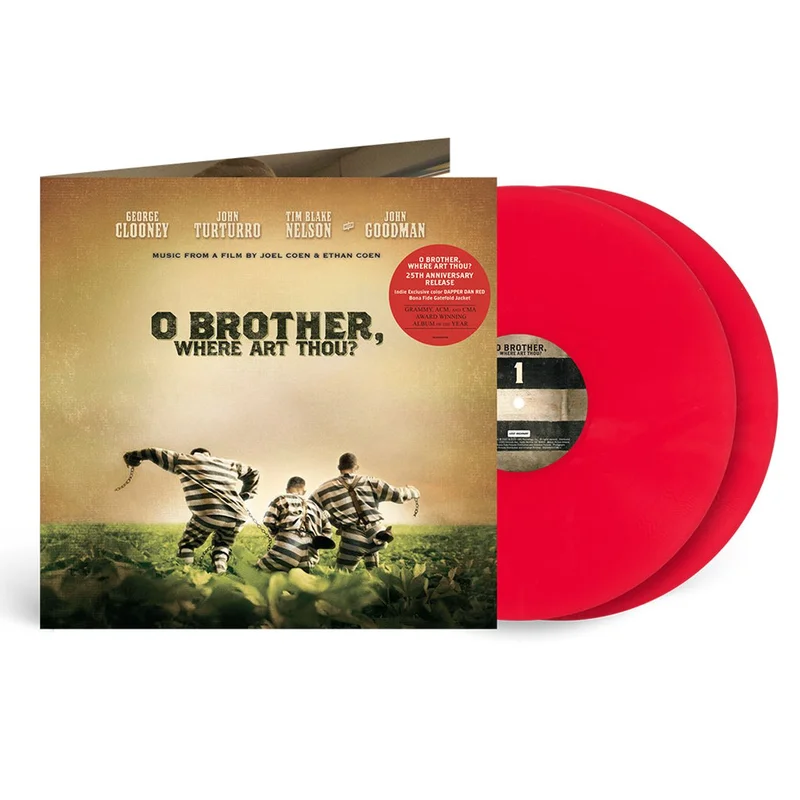 Original Soundtrack O Brother, Where Art Thou? - 'Dapper Dan' Red Vinyl - Sealed UK 2-LP vinyl set