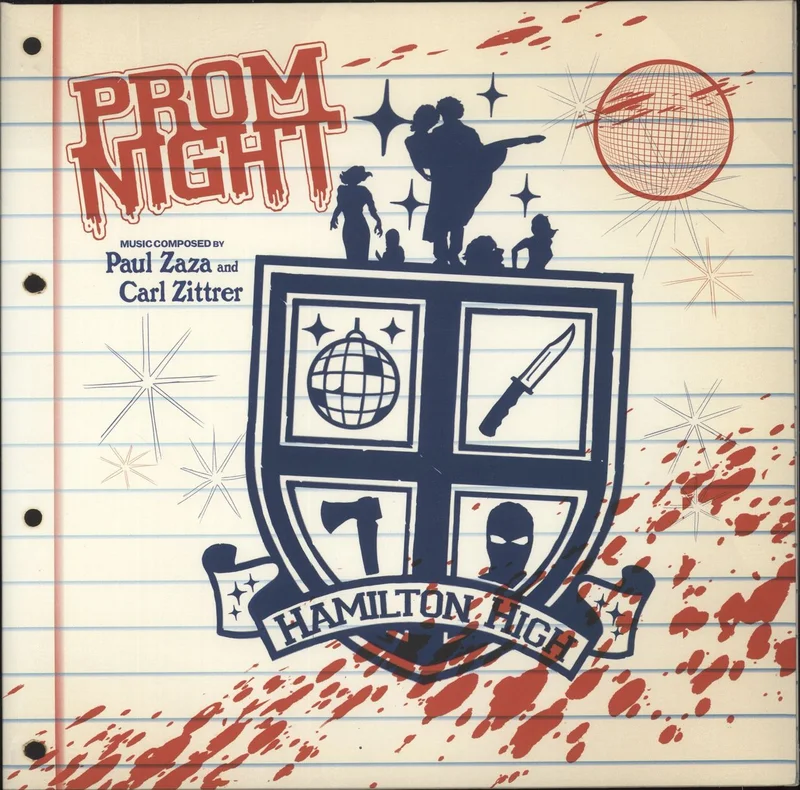 Original Soundtrack Prom Night - Red w/ Blue, Pink & Red Splatter Vinyl US Vinyl LP