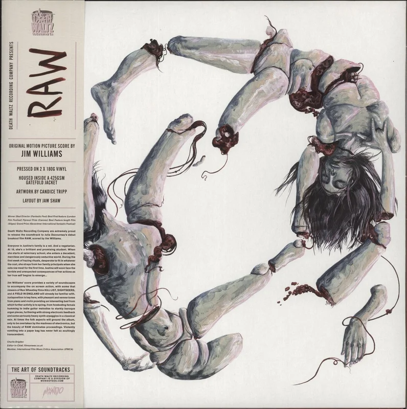 Original Soundtrack Raw [Original Motion Picture Score] - 180 Gram Brown And Burgundy Haze Vinyl UK 2-LP vinyl set