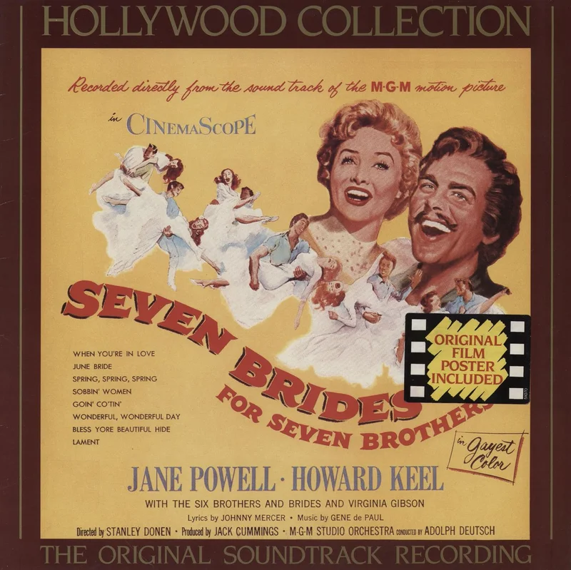 Original Soundtrack Seven Brides For Seven Brothers + Poster UK Vinyl LP