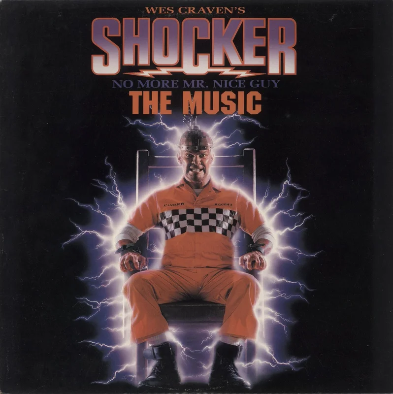 Original Soundtrack Shocker [No More Mr Nice Guy] - The Music - Not For Sale sticker US Vinyl LP