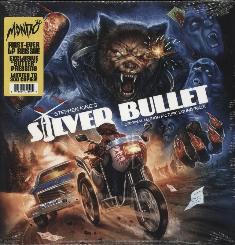 Original Soundtrack Stephen King's Silver Bullet [Original Motion Picture Soundtrack] - Butter Vinyl - Sealed US Vinyl LP