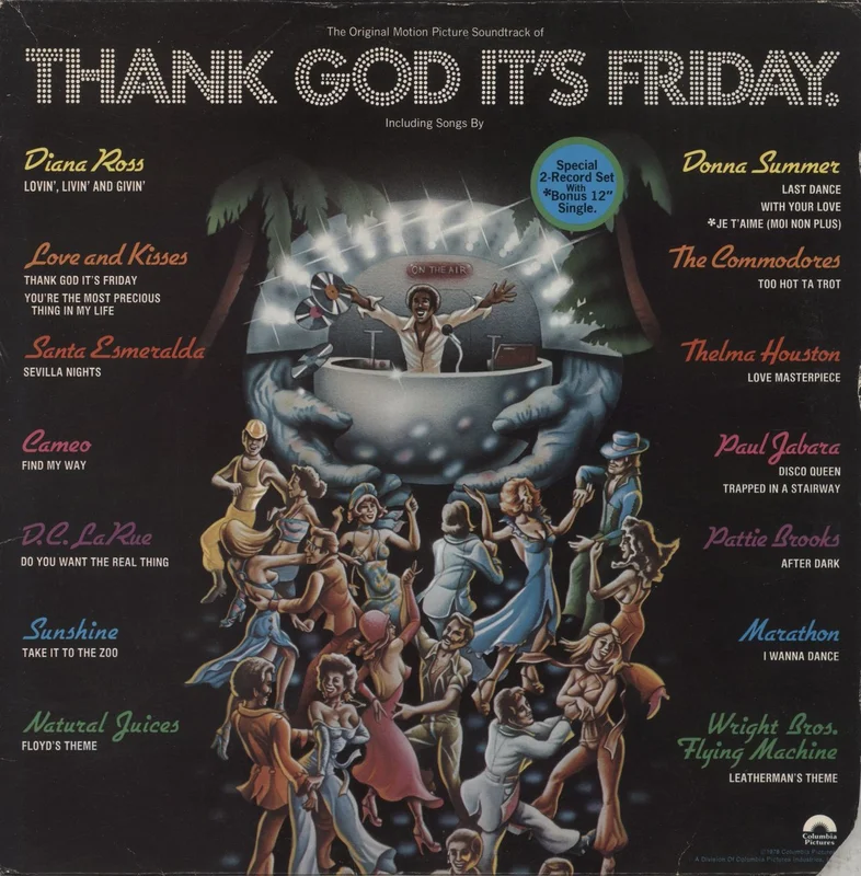 Original Soundtrack Thank God It's Friday US 3-LP vinyl set