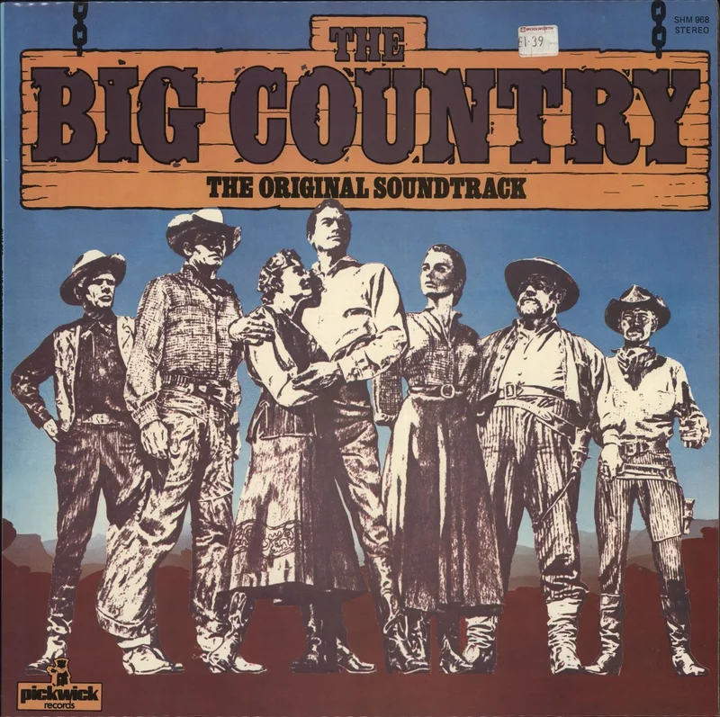 Original Soundtrack The Big Country UK Vinyl LP
