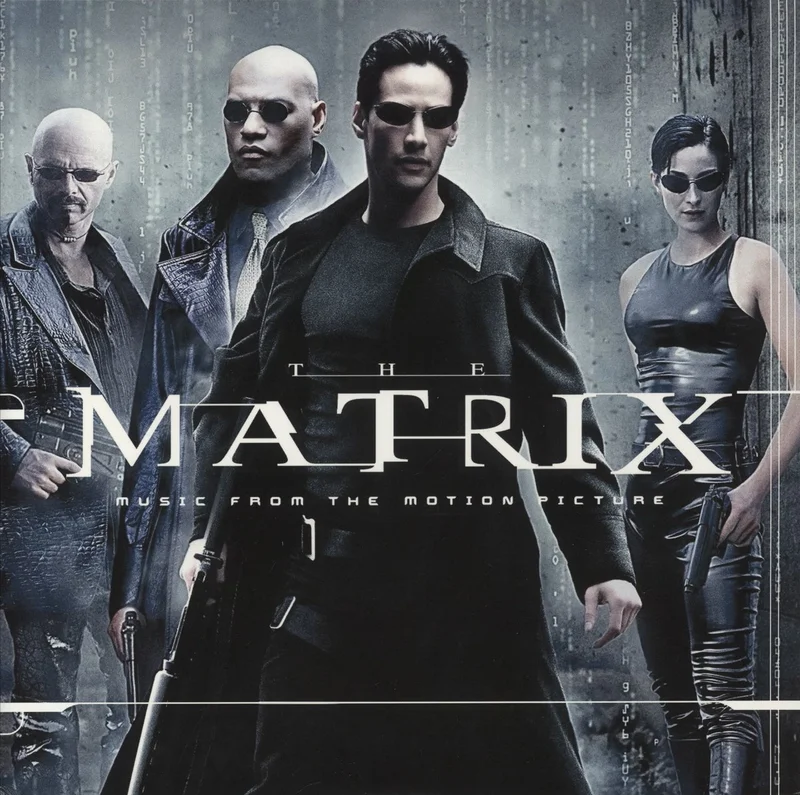Original Soundtrack The Matrix: Music From The Motion Picture - Black & Blue Speckled Vinyl US 2-LP vinyl set